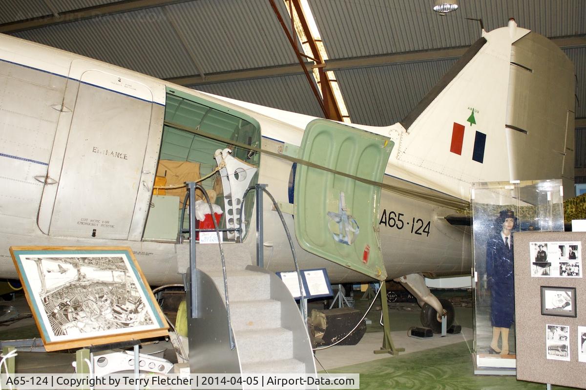 A65-124, 1945 Douglas C-47B Skytrain C/N 16960/34220, 1945 Douglas C-47B Skytrain, c/n: 16960/34220 at
Perth Aviation Heritage Museum