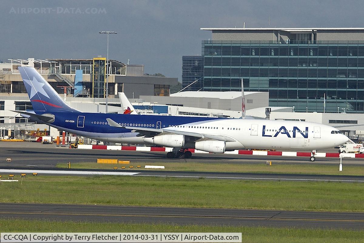 CC-CQA, 2000 Airbus A340-313X C/N 359, 2000 Airbus A340-313X, c/n: 359 of LAN Chile at Sydney