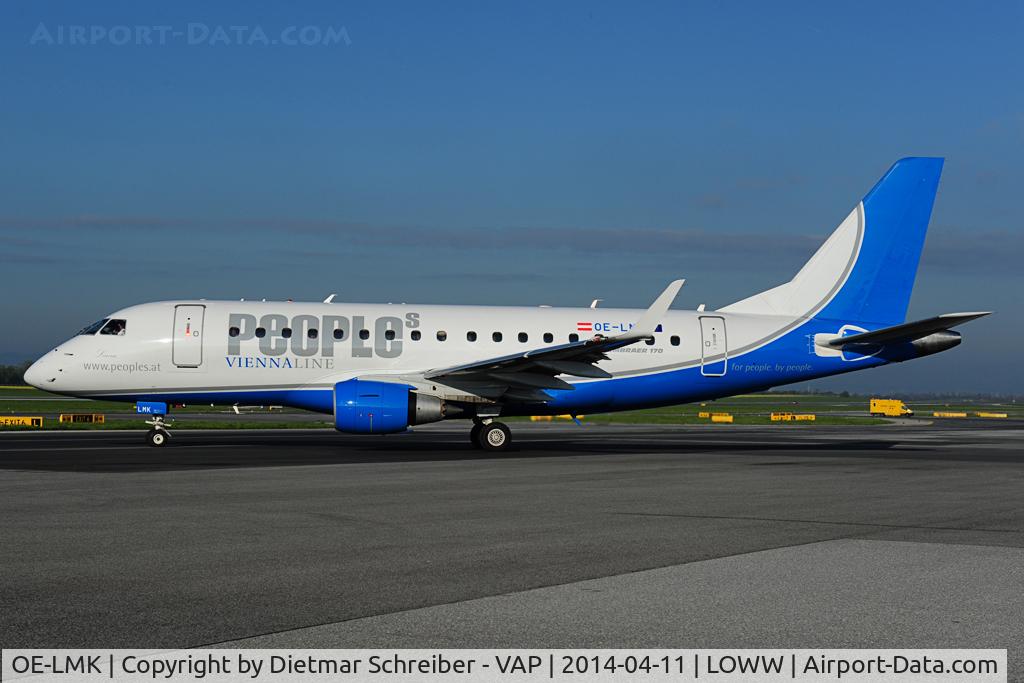 OE-LMK, 2006 Embraer 170LR (ERJ-170-100LR) C/N 17000150, Peoples Viennaline Embraer 170