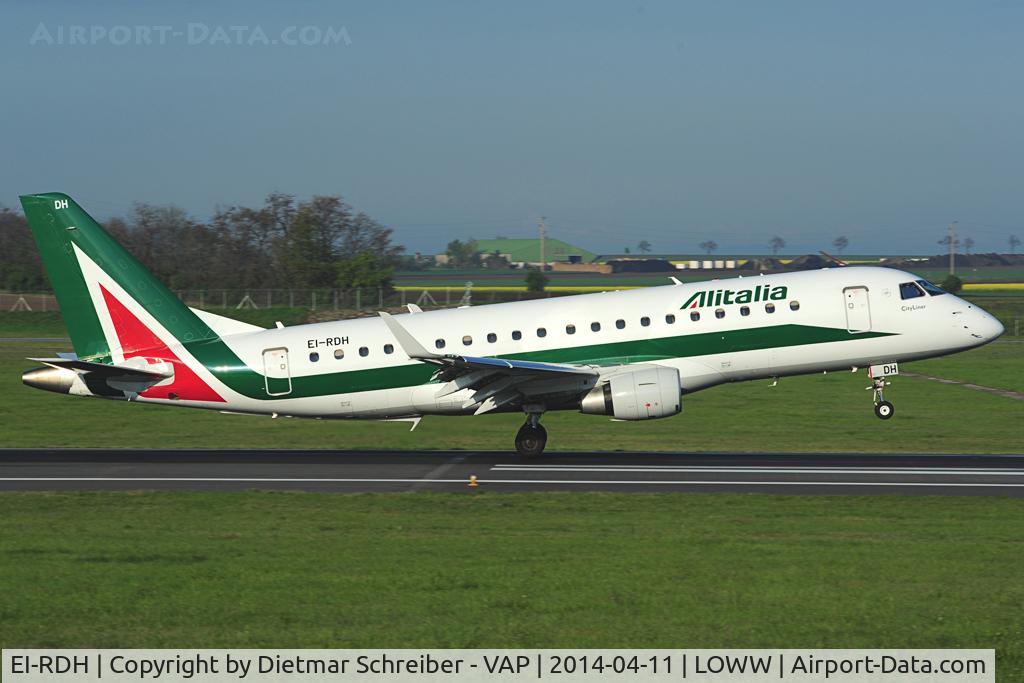 EI-RDH, 2012 Embraer 175LR (ERJ-170-200LR) C/N 17000339, Alitalia Embraer 175