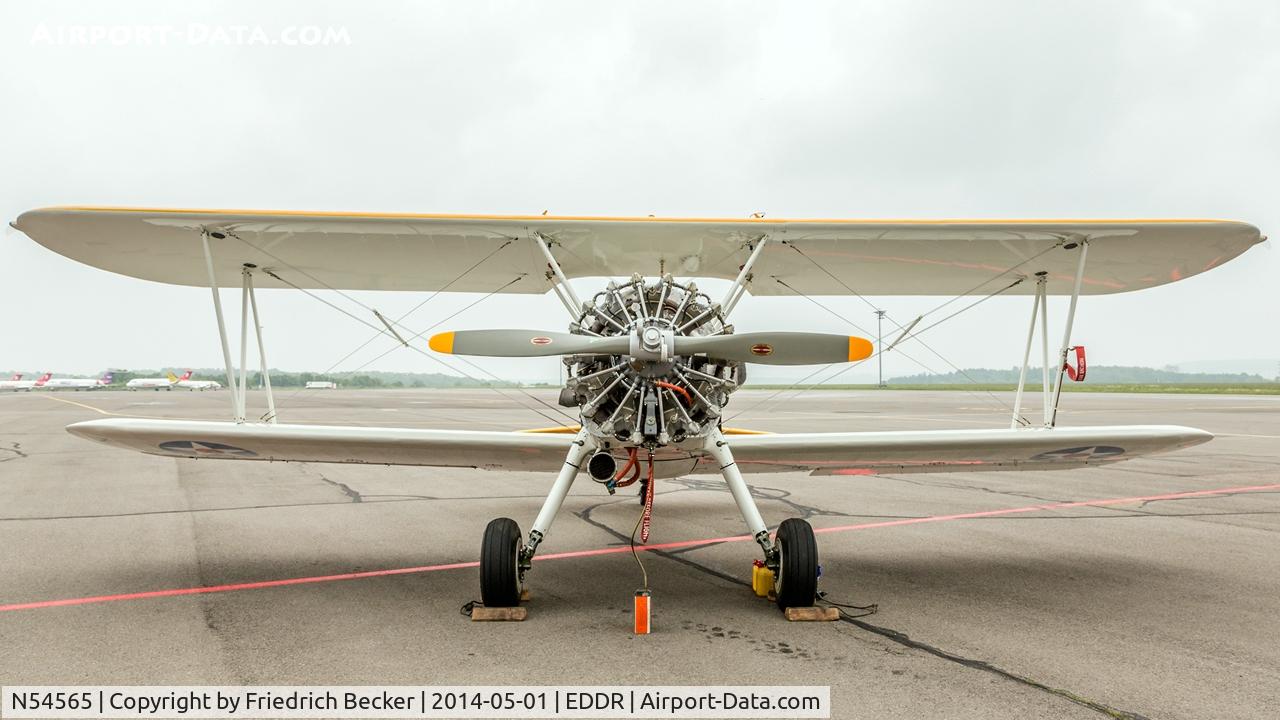 N54565, 1941 Boeing A75N1(PT17) C/N 75-1057, Flugplatzfest 2014 at Airport Saarbrücken