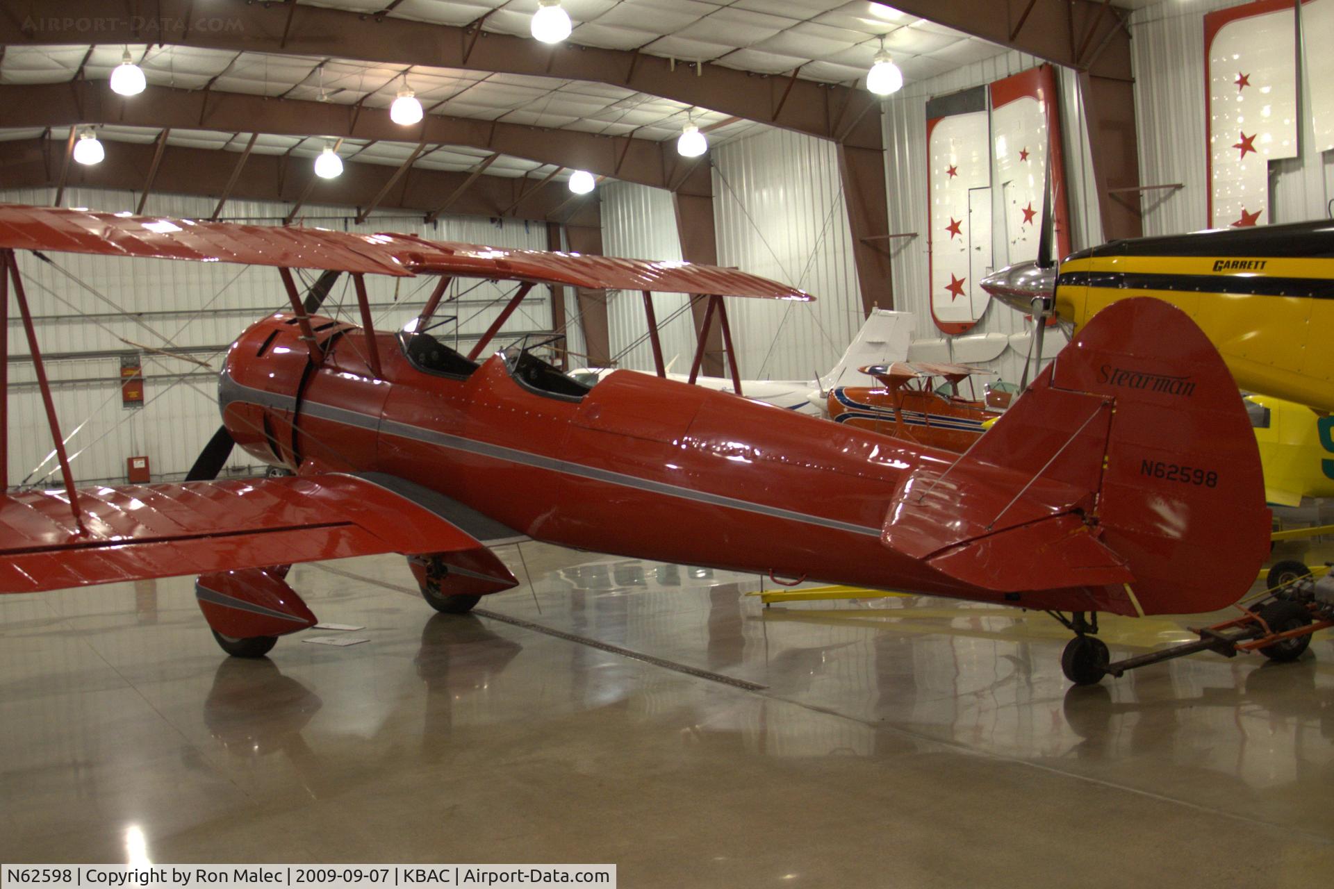 N62598, 1942 Boeing A75L300 C/N 75-6586, Located at Barnes County Municipal Airport, Valley City, ND