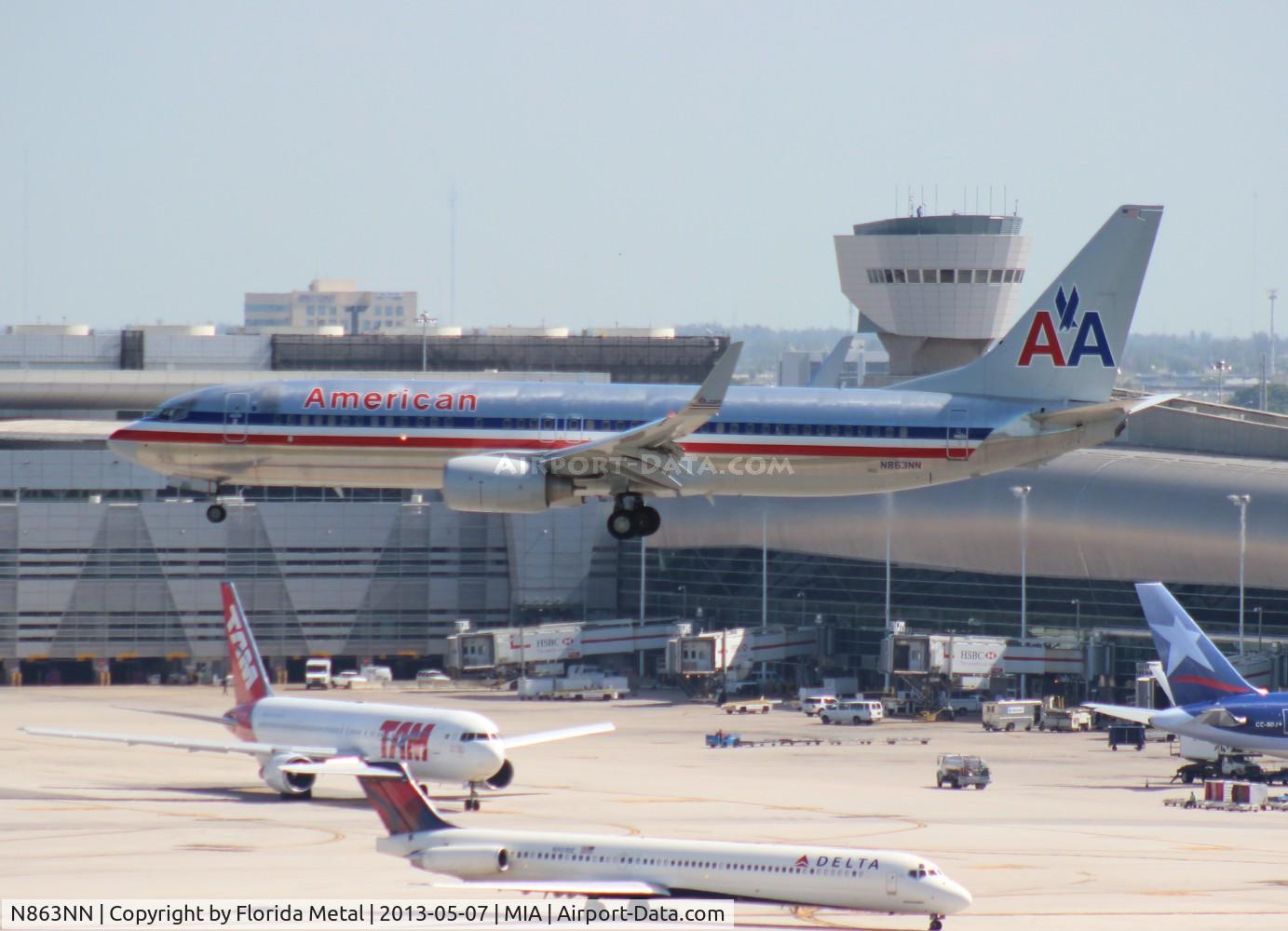 N863NN, 2010 Boeing 737-823 C/N 30903, American 737-800
