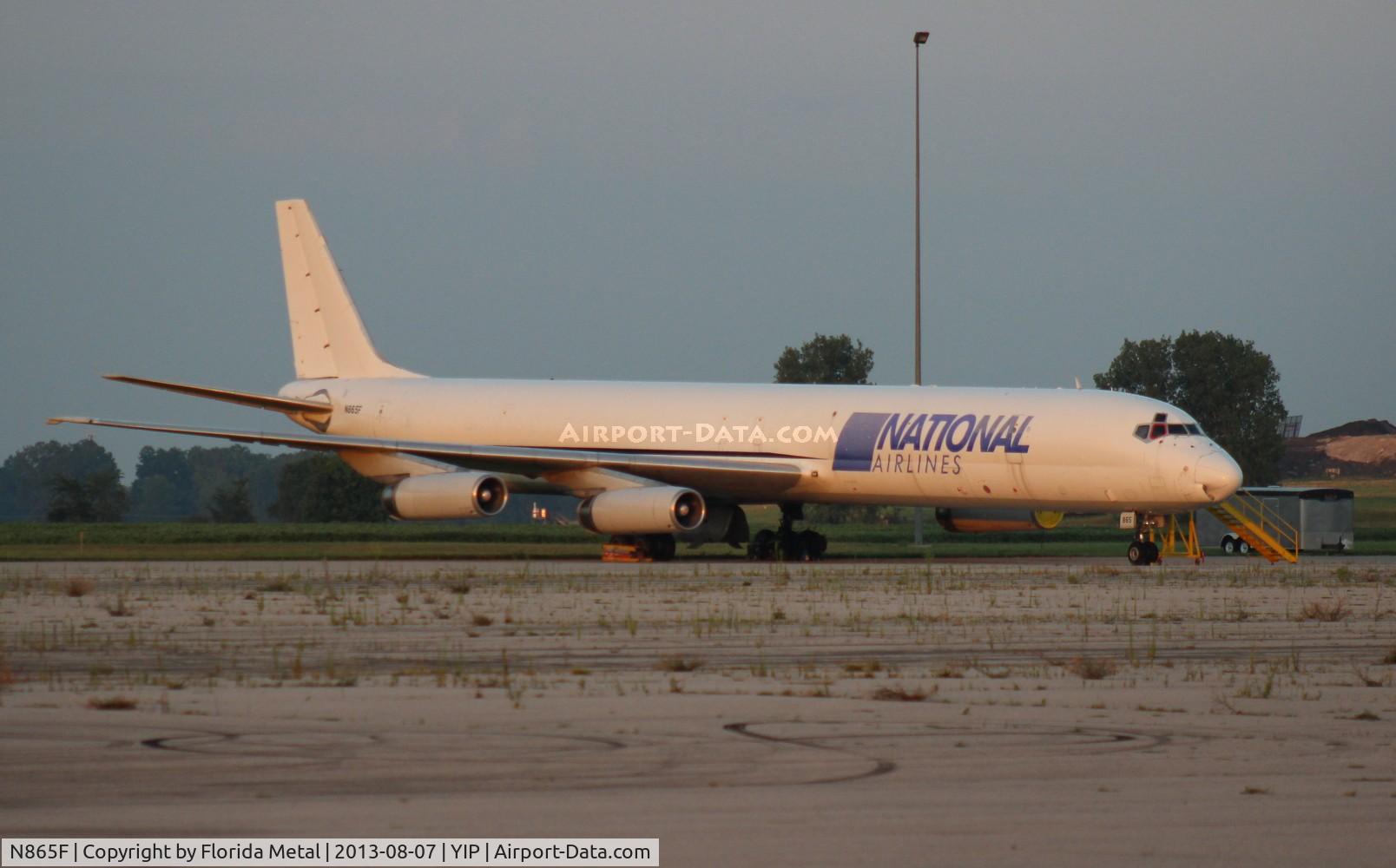 N865F, 1969 Douglas DC-8-63F C/N 46088, National Air Cargo DC-8-63F