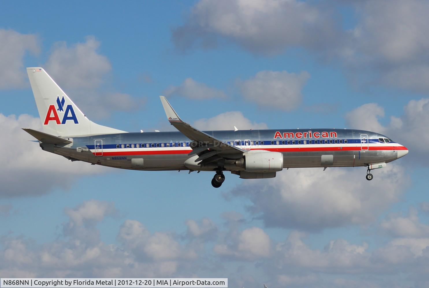 N868NN, 2011 Boeing 737-823 C/N 40763, American 737-800