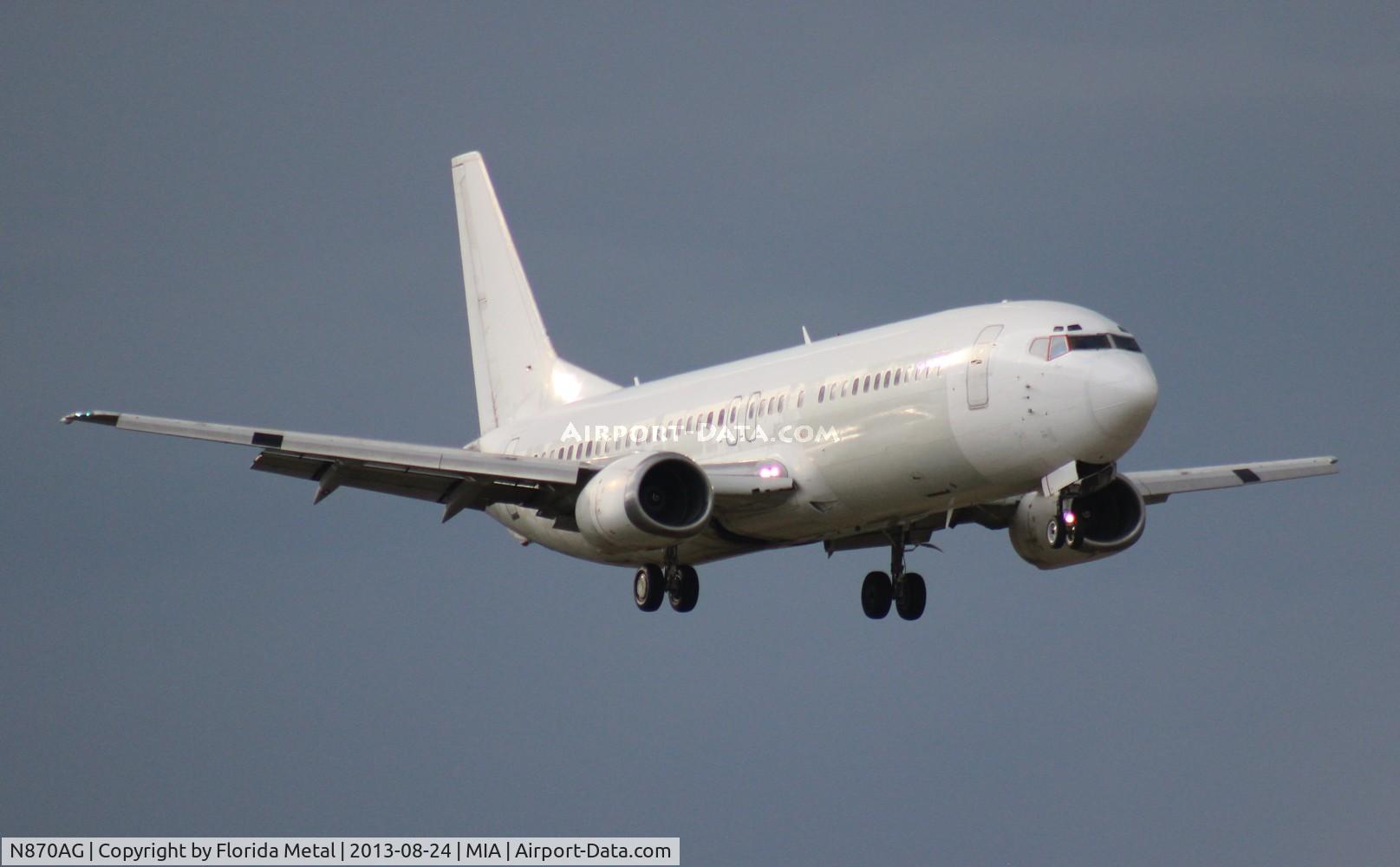 N870AG, 1988 Boeing 737-4Y0 C/N 23870, Skyking 737-400