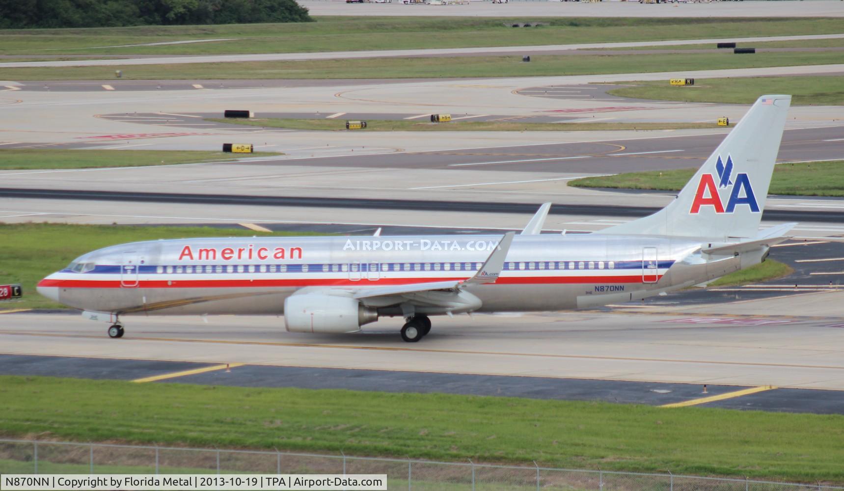 N870NN, 2011 Boeing 737-823 C/N 40765, American 737-800