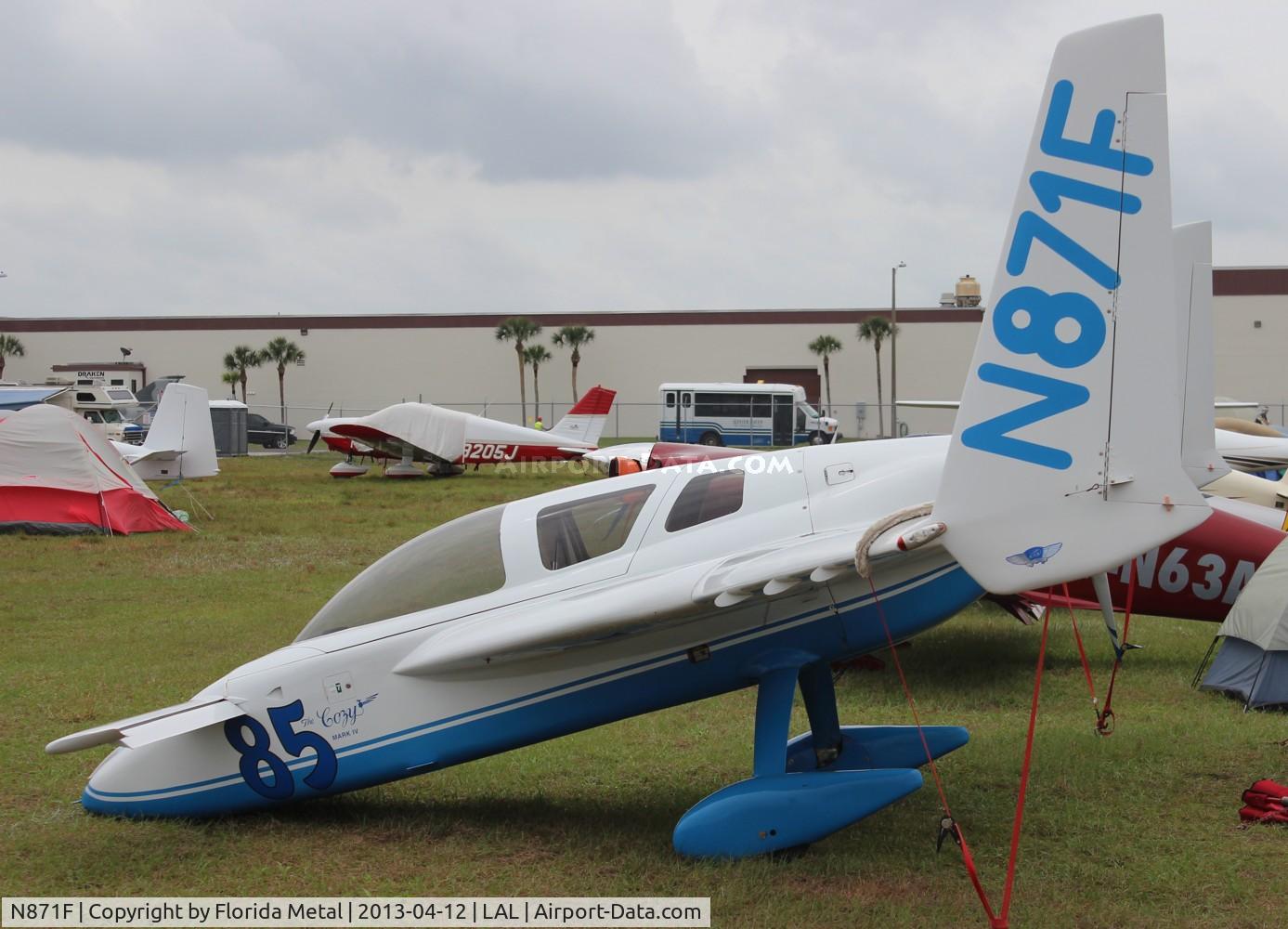 N871F, 2000 Co-Z Cozy Mark IV C/N 21, Cozy Mark IV