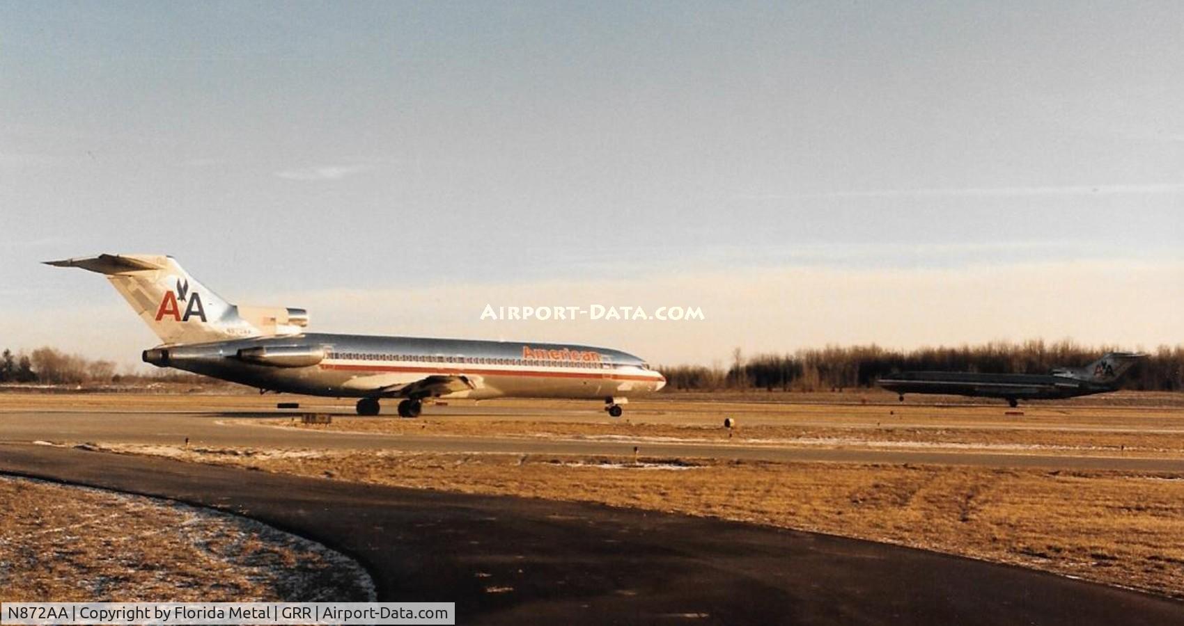 N872AA, 1978 Boeing 727-223 C/N 21384, American 727-200 taken circa 1987 or so