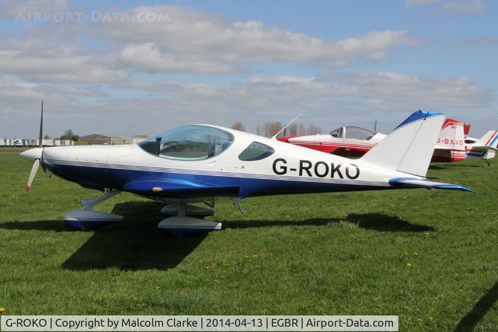 G-ROKO, 2009 Roko Aero NG4 HD C/N 020/2009, Roko Aero NG 4HD at The Real Aeroplane Club's Early Bird Fly-In, Breighton Airfield, April 2014.
