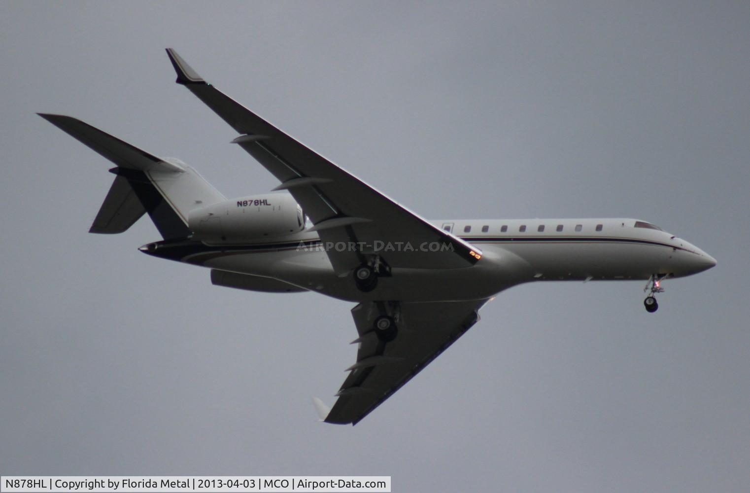 N878HL, 2007 Bombardier BD-700-1A11 Global 5000 C/N 9261, Global 5000