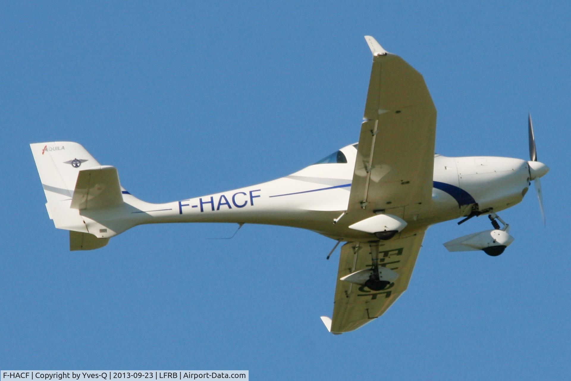 F-HACF, Aquila A210 (AT01) C/N AT01-125, Aquila A210 (AT01), Take off rwy 07R, Brest-Guipavas Airport (LFRB-BES)