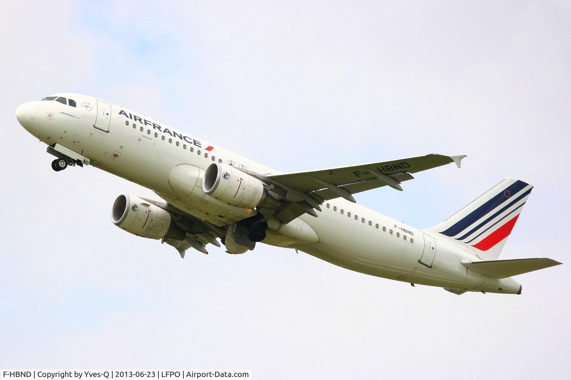 F-HBND, 2011 Airbus A320-214 C/N 4604, Airbus A320-214, Take off rwy 26, Paris-Orly Airport (LFPO-ORY)