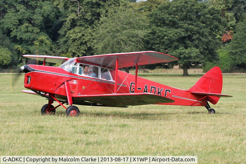 G-ADKC, 1936 De Havilland DH.87B Hornet Moth C/N 8064, De Havilland DH-87B Hornet Moth at The De Havilland Moth Club's 28th International Moth Rally at Woburn Abbey. August 2013.