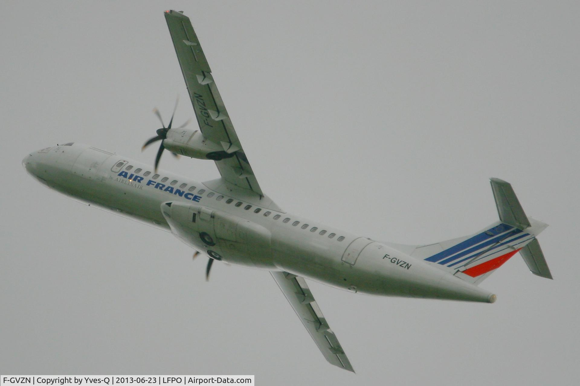 F-GVZN, 1998 ATR 72-212A C/N 563, ATR 72-212A, Take off Rwy 24, Paris-Orly Airport (LFPO-ORY)