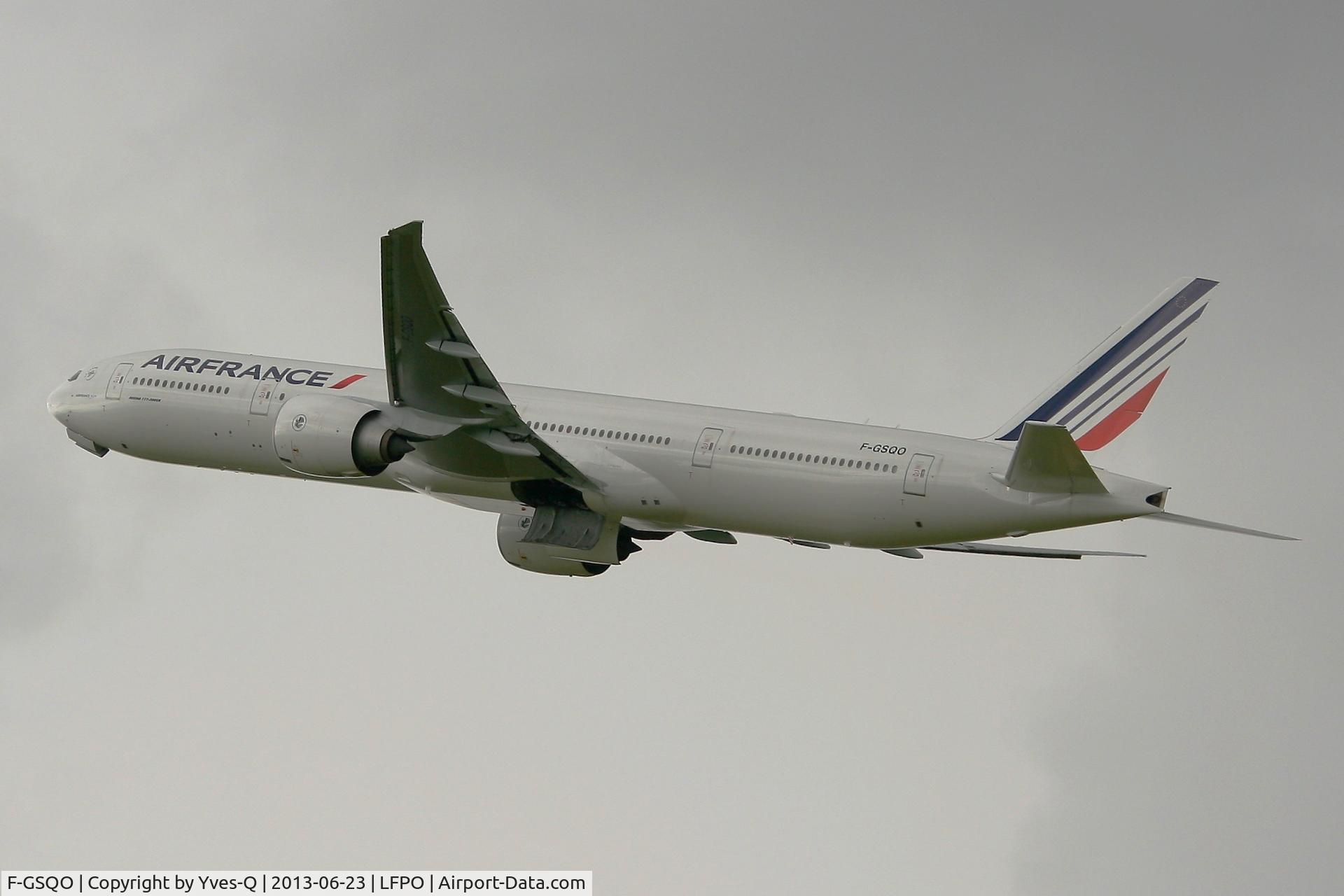 F-GSQO, 2006 boeing 777-328/ER C/N 32961, Boeing 777-328 (ER), Take off Rwy 24, Paris-Orly Airport (LFPO-ORY)
