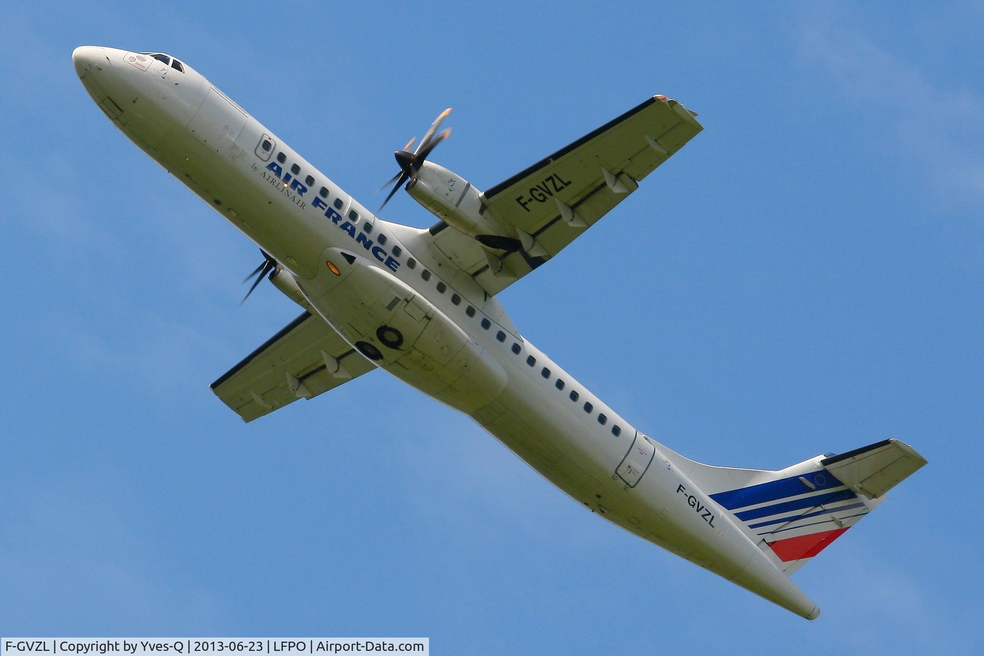 F-GVZL, 1998 ATR 72-212A C/N 553, ATR 72-212A, Take off Rwy 24, Paris-Orly Airport (LFPO-ORY)