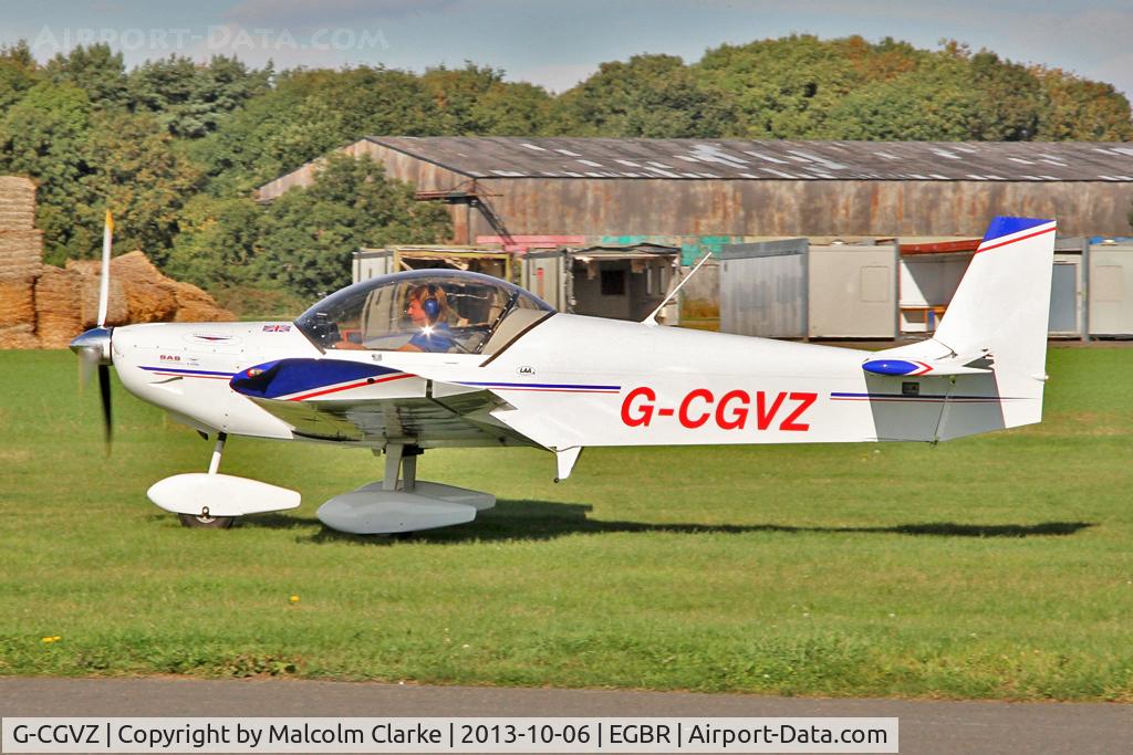 G-CGVZ, 2011 Zenair CH-601 XL C/N LAA 162B-14990, Zenair CH 601XL at The Real Aeroplane Club's Pre-Hibernation Fly-In, Breighton Airfield, October 2013.