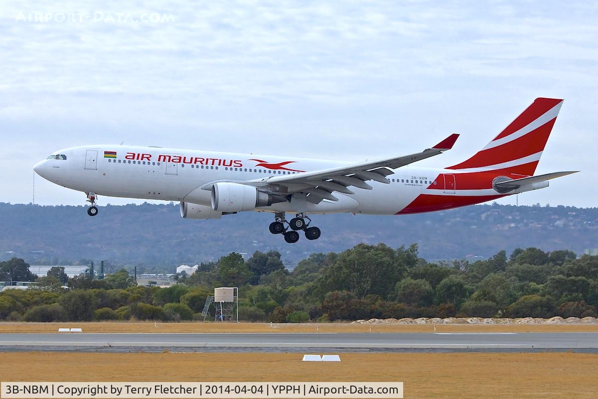 3B-NBM, 2007 Airbus A330-202 C/N 883, Air Mauritius - 2007 Airbus A330-202, c/n: 883 at Perth International