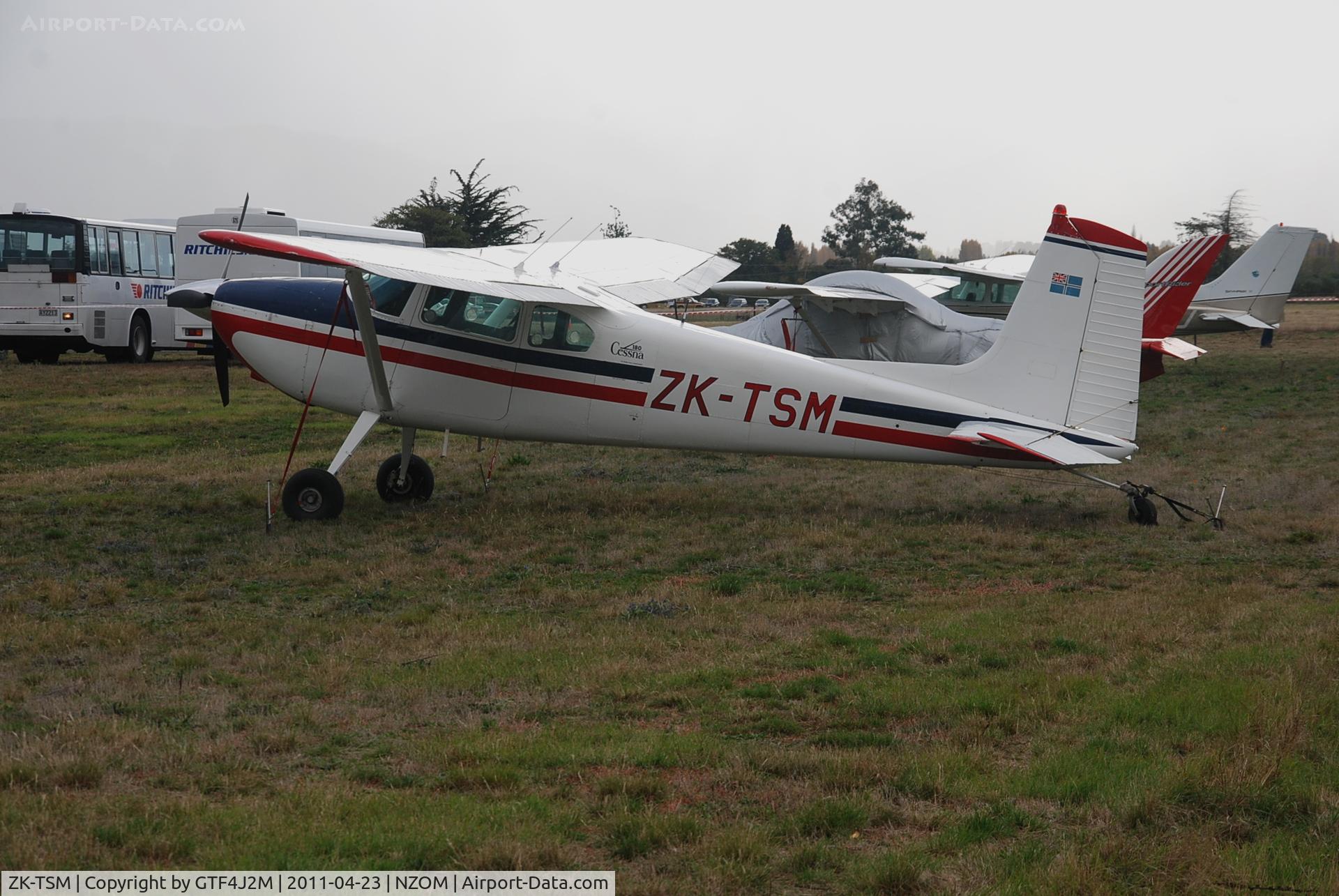 ZK-TSM, 1957 Cessna 180A C/N 32678, ZK-TSM  visiting the Omaka airshow 23.4.11