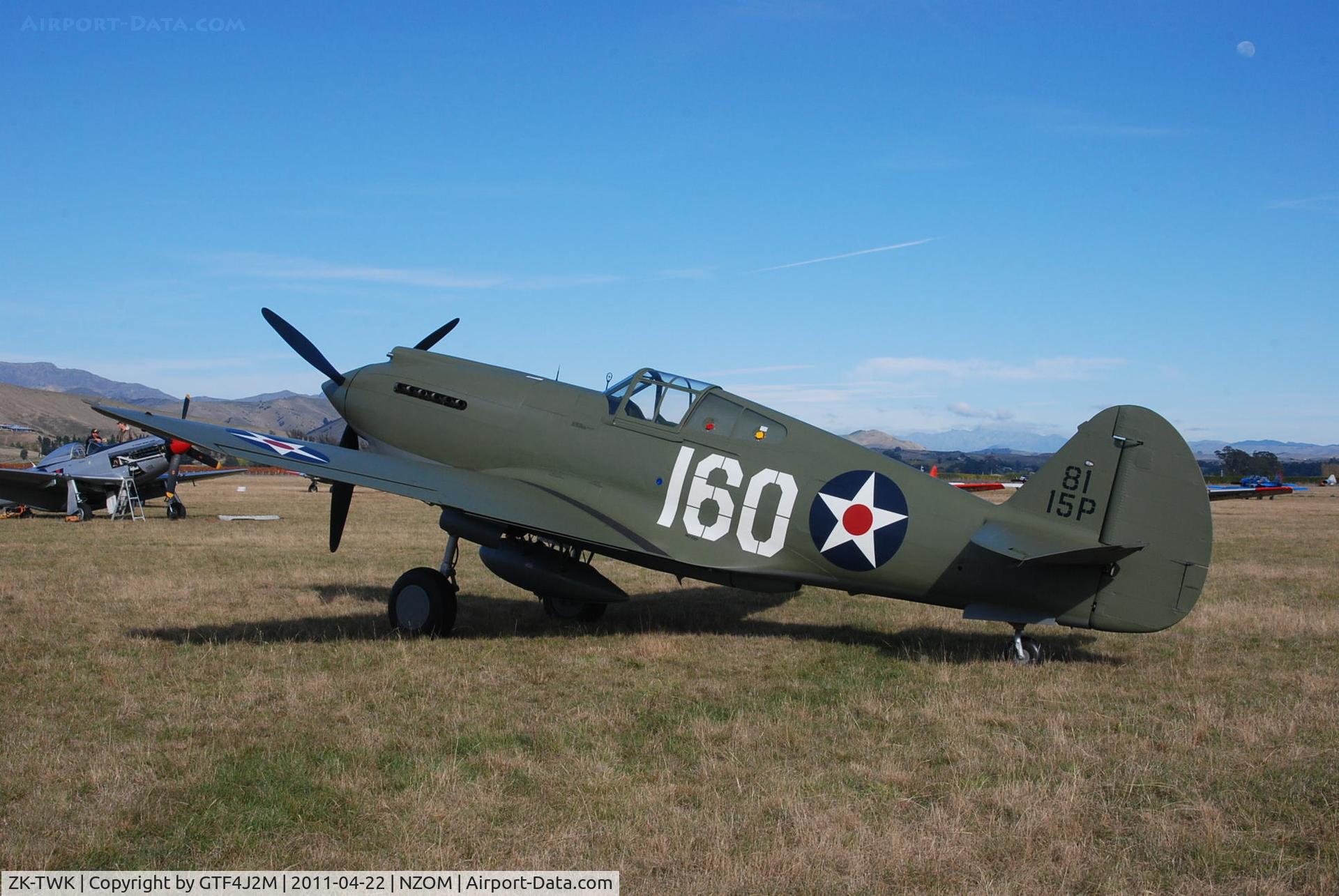 ZK-TWK, 1941 Curtiss P-40C C/N 14777, ZK-TWK  