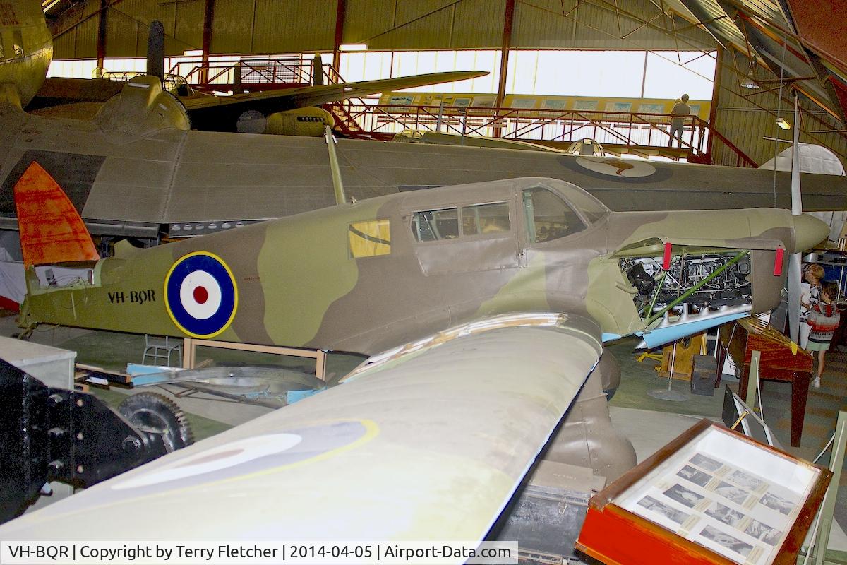 VH-BQR, 1938 Percival P-34A Proctor 3 C/N K392, 1940 Percival P-34 Proctor 3, c/n: K.392 at Perth Aviation Heritage Museum