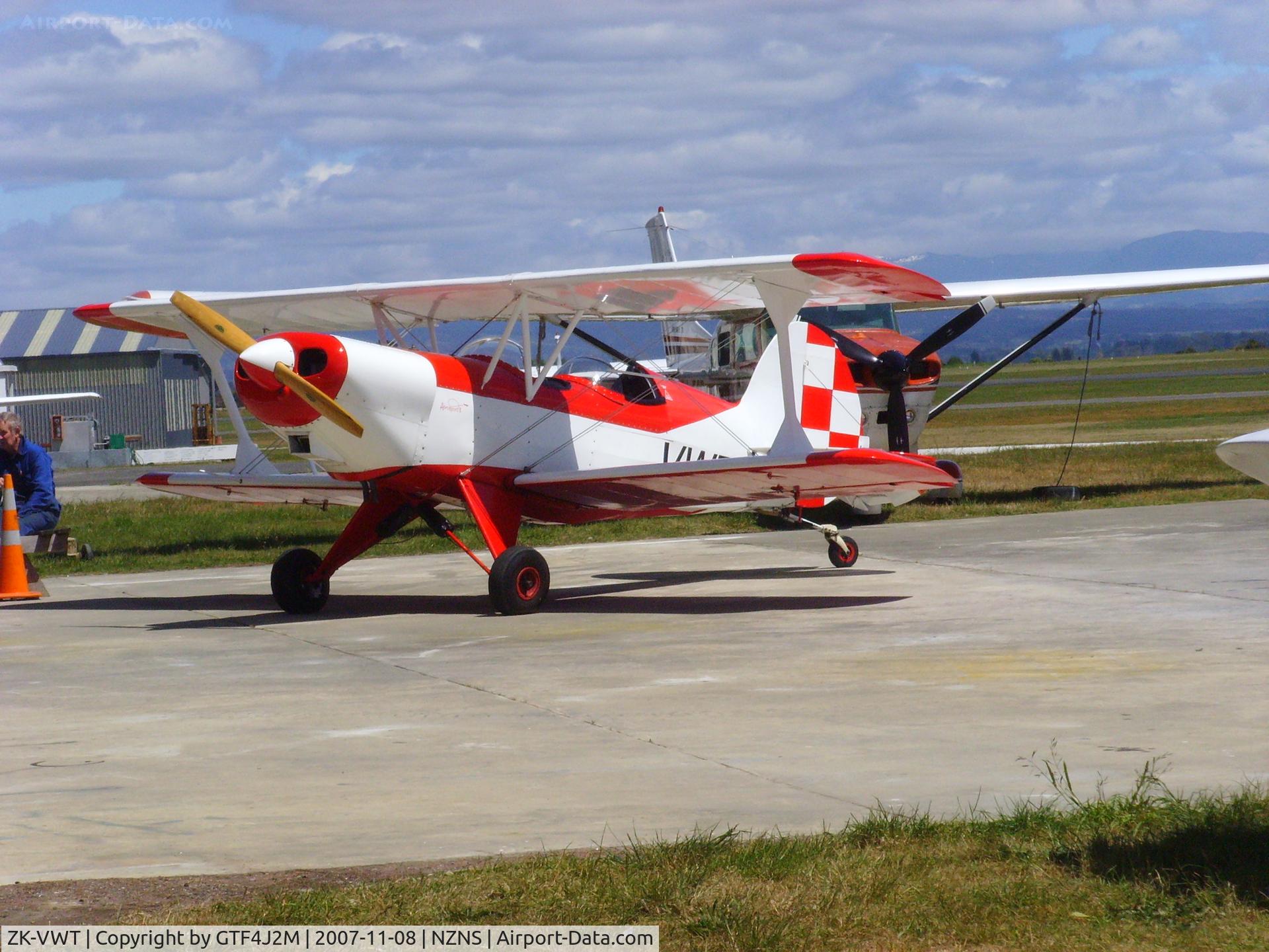 ZK-VWT, EAA Acro Sport II C/N AACA/635, ZK-VWT at Nelson 8.11.07