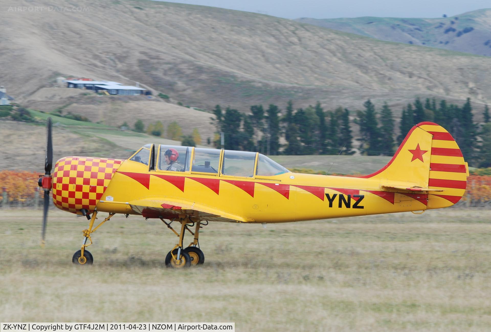 ZK-YNZ, Yakovlev Yak-52 C/N 9611914, ZK-YNZ at the Omaka airshow 23.4.11