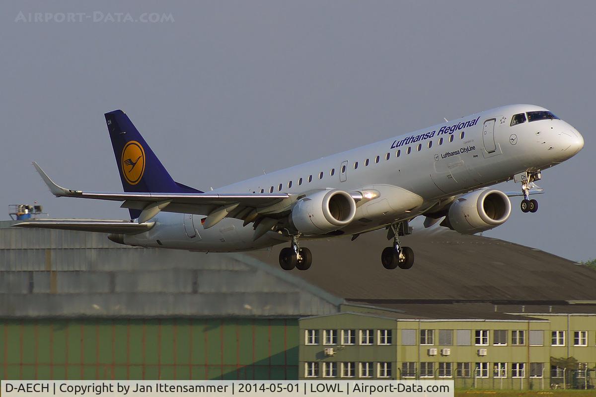 D-AECH, 2010 Embraer 190LR (ERJ-190-100LR) C/N 19000376, d-aech