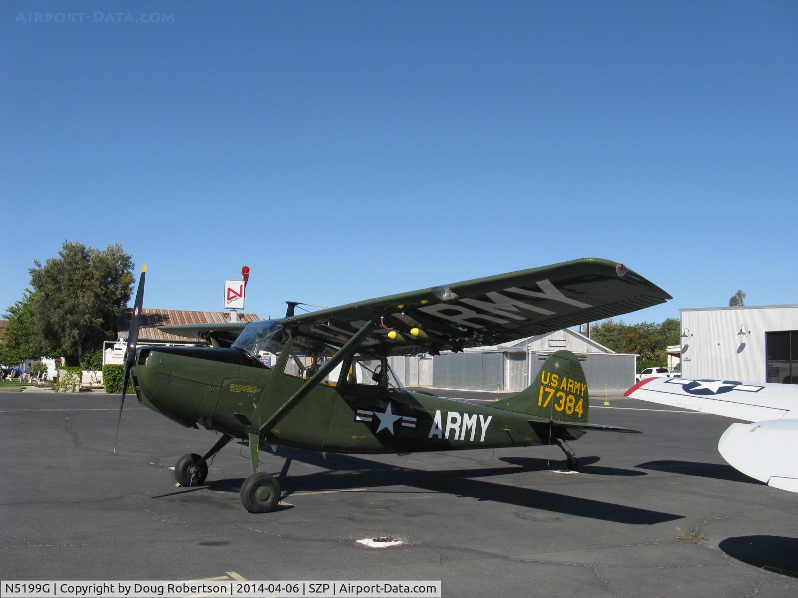 N5199G, 1953 Cessna 305A C/N 22118, 1953 Cessna 305A O-1 BIRD DOG, Continental O-470-11 213 Hp, two seat tandem warbird