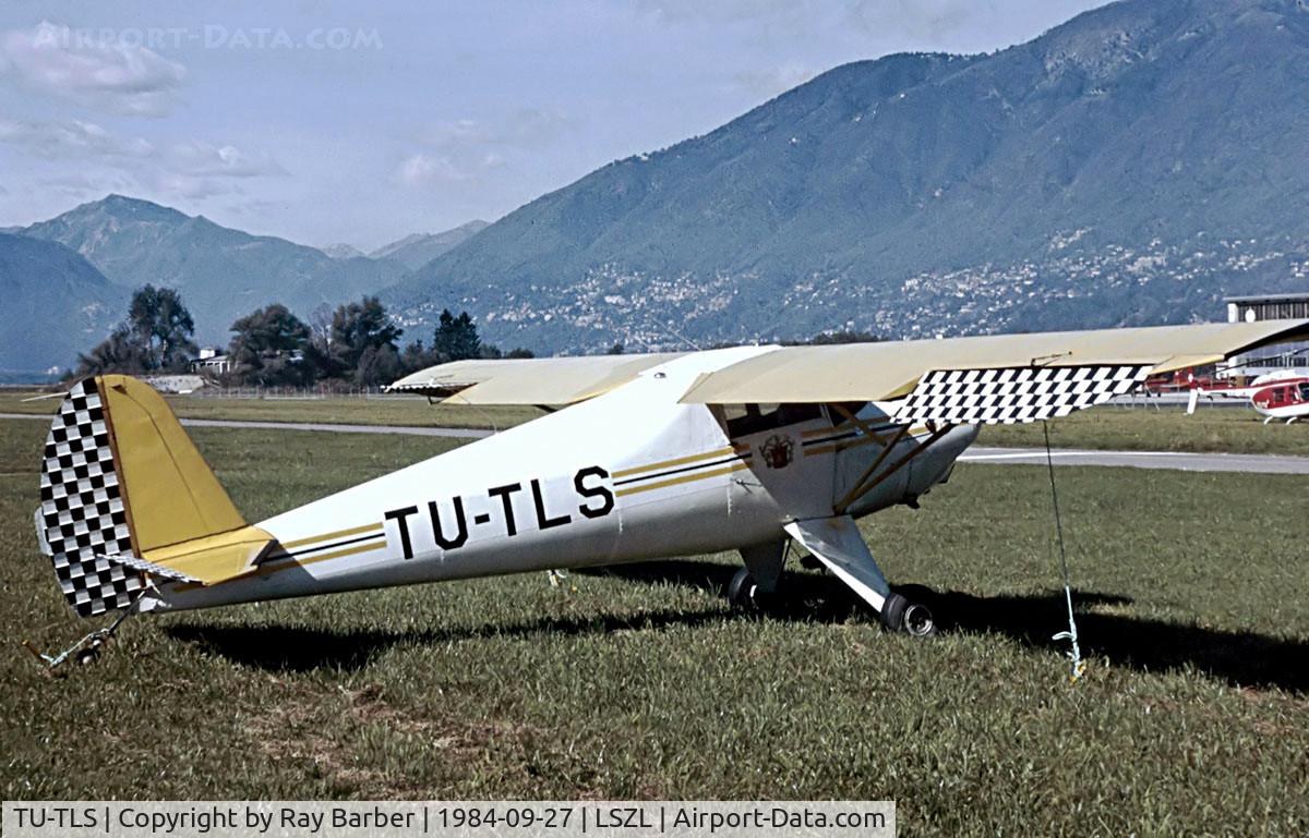 TU-TLS, 1939 Luscombe 8A C/N 946, Luscombe 8A Silvaire [946] Locarno~HB 27/09/1984