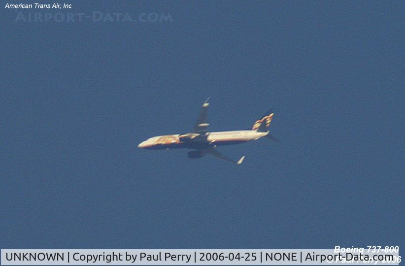 UNKNOWN, Miscellaneous Various C/N unknown, One of ATA's 15 B737-800s, this one going from NAS Jacksonville to NAVSTA Norfolk