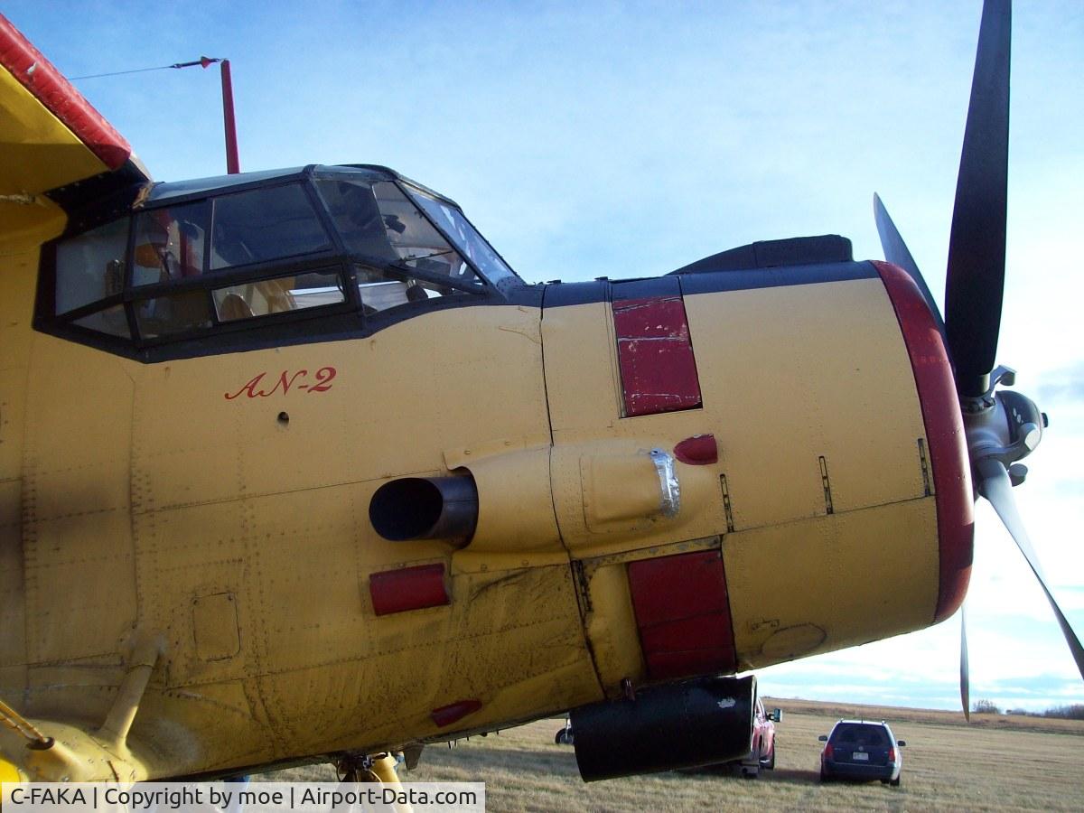C-FAKA, 1982 Antonov An-2 C/N 1G19747, Antanov AN-2  C-FAKA At Airdrie Sept 2013