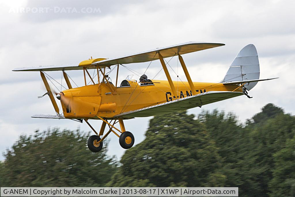 G-ANEM, 1940 De Havilland DH-82A Tiger Moth II C/N 82943, De Havilland DH-82A Tiger Moth II at The De Havilland Moth Club's 28th International Moth Rally at Woburn Abbey. August 2013.