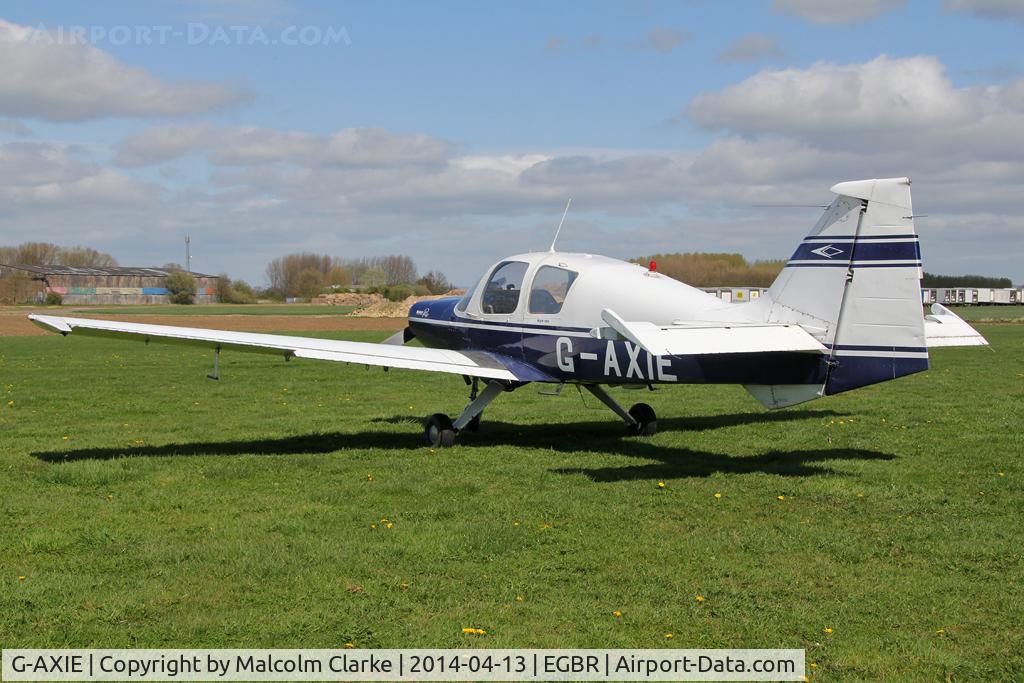 G-AXIE, 1969 Beagle B-121 Pup Series 2 (Pup 150) C/N B121-087, Beagle B-121 Pup Series 2 at The Real Aeroplane Club's Early Bird Fly-In, Breighton Airfield, April 2014.
