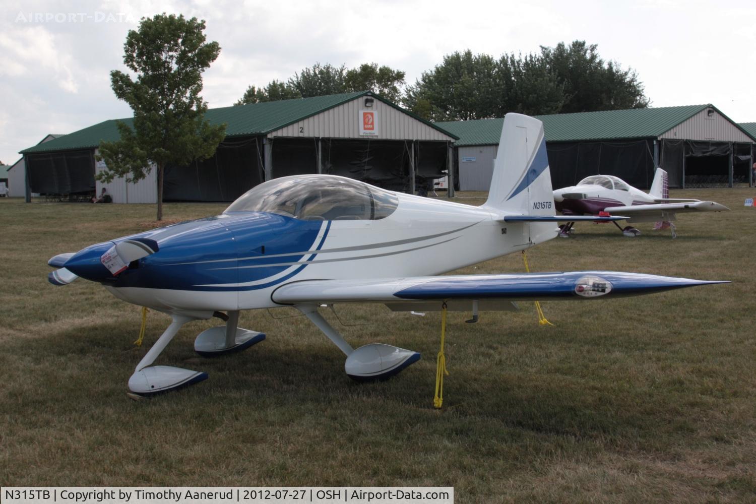 N315TB, Vans RV-7A C/N 70582, VANS AIRCRAFTS RV-7A, c/n: 70582