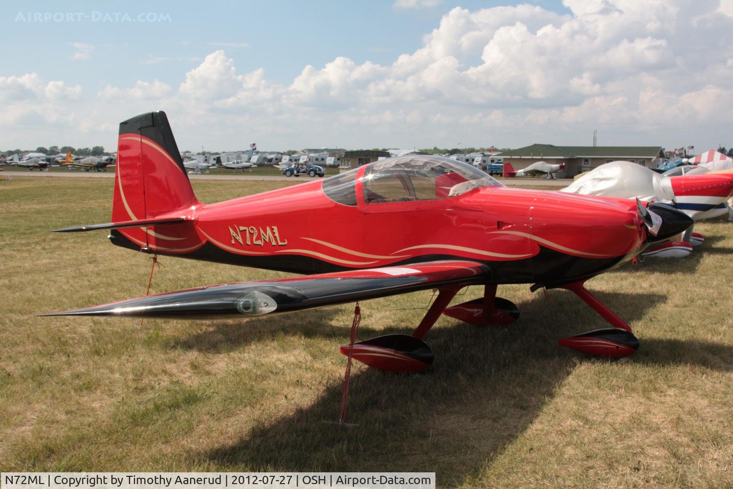N72ML, 2007 Vans RV-7A C/N 70928, Vans RV-7A, c/n: 70928