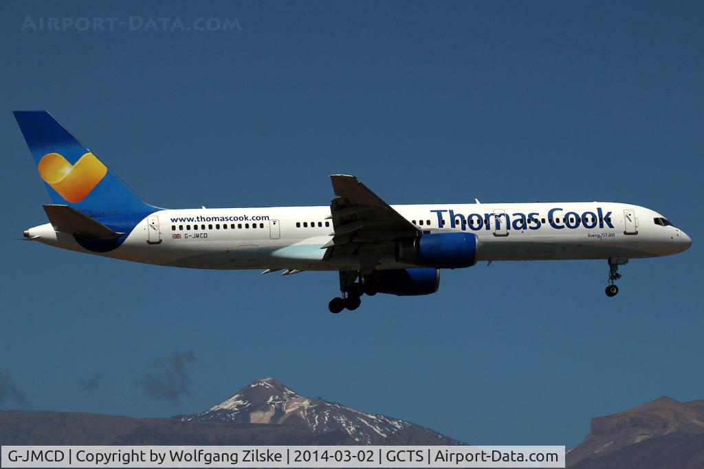 G-JMCD, 2000 Boeing 757-25F C/N 30757, Mount Teide in the background