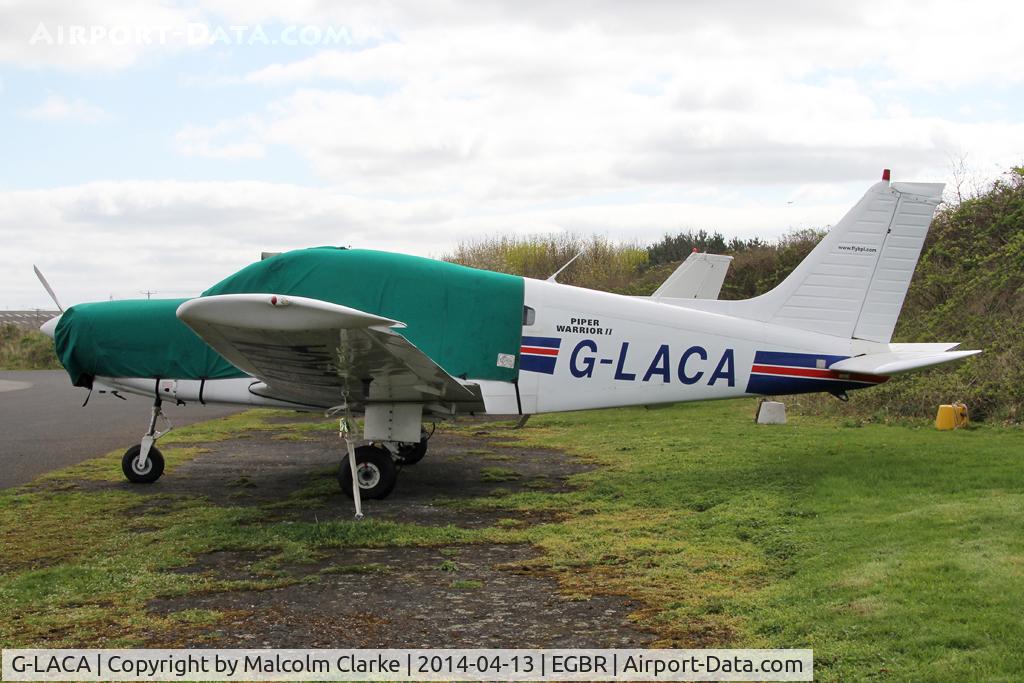 G-LACA, 1978 Piper PA-28-161 Cherokee Warrior II C/N 28-7816036, Piper PA-28-161 at The Real Aeroplane Club's Early Bird Fly-In, Breighton Airfield, April 2014.