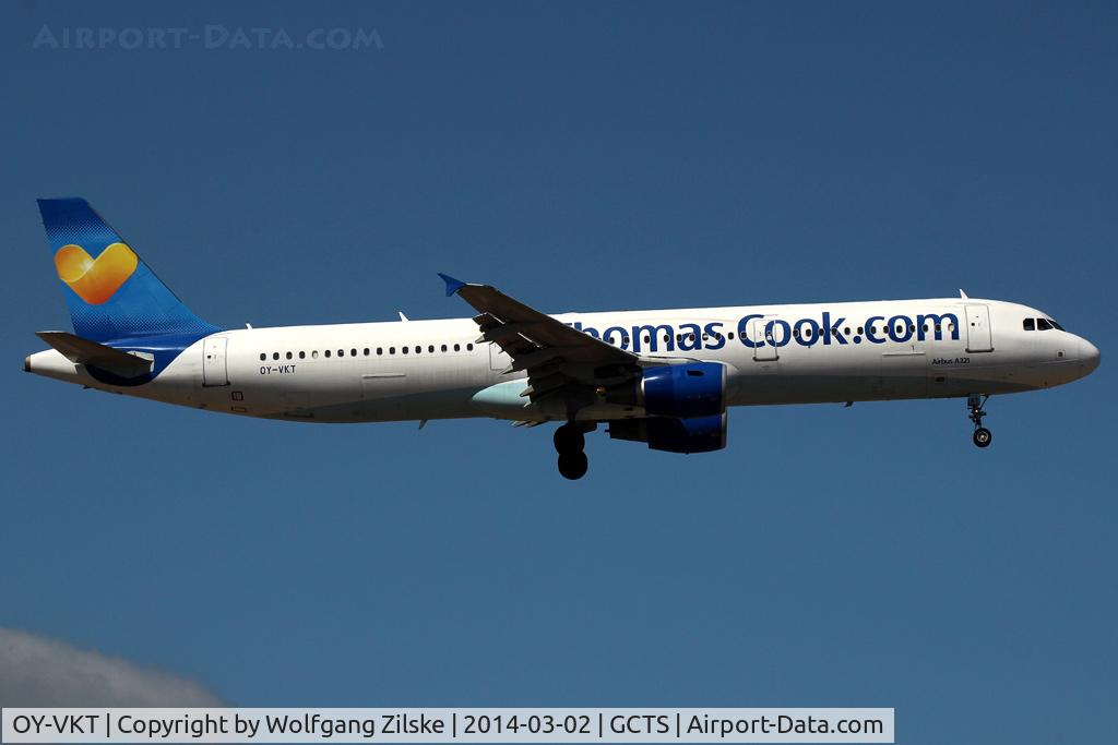OY-VKT, 2003 Airbus A321-211 C/N 1972, visitor