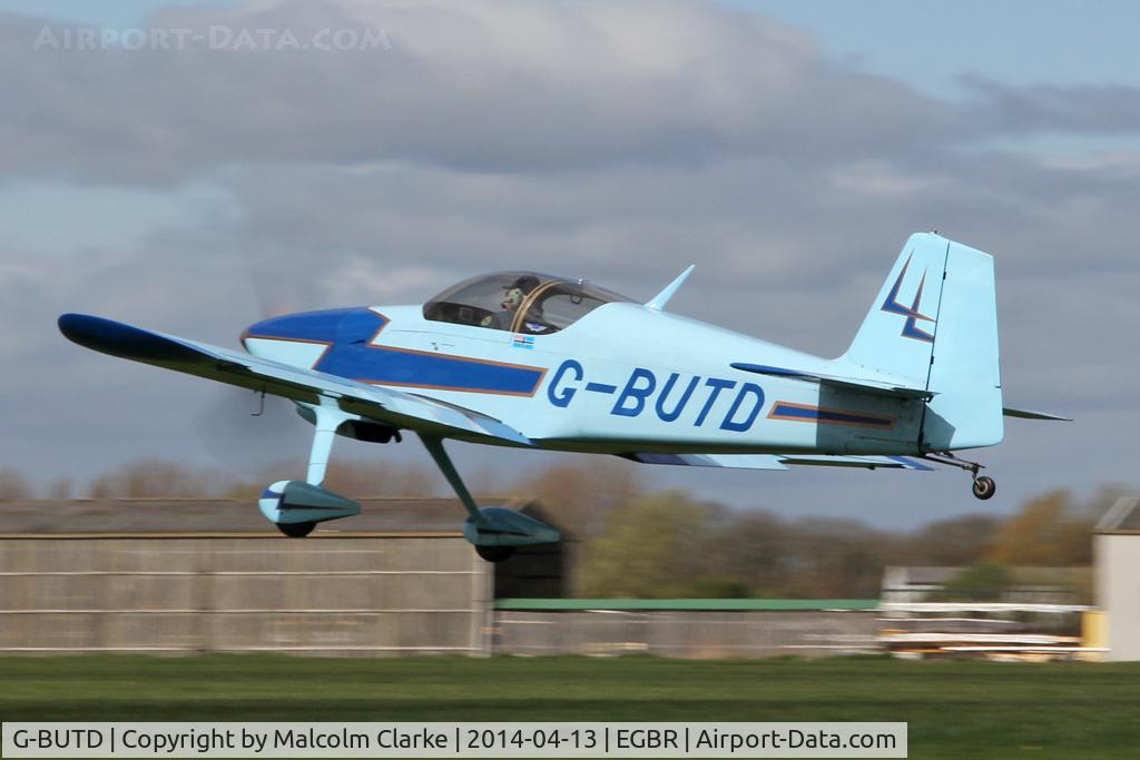 G-BUTD, 1993 Vans RV-6 C/N PFA 181-12152, Vans RV-6 at The Real Aeroplane Club's Early Bird Fly-In, Breighton Airfield, April 2014.