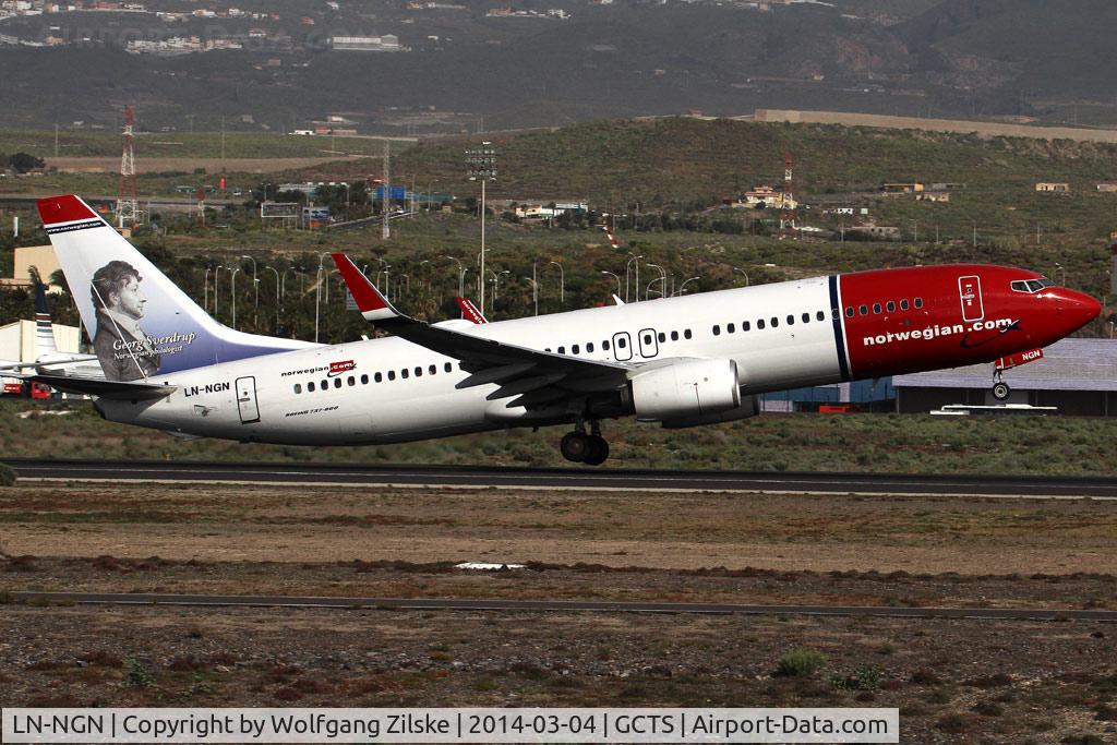 LN-NGN, 2013 Boeing 737-8JP C/N 39025, visitor