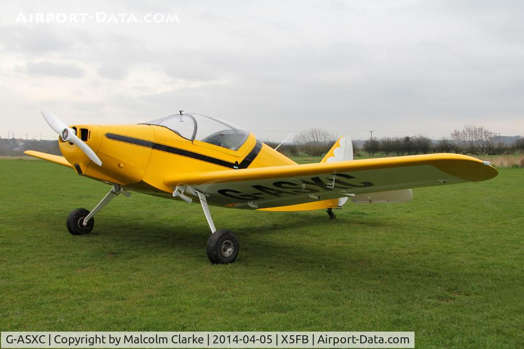 G-ASXC, 1951 SIPA 903 C/N 8, Sipa 903, Fishburn Airfield UK, April 2014.