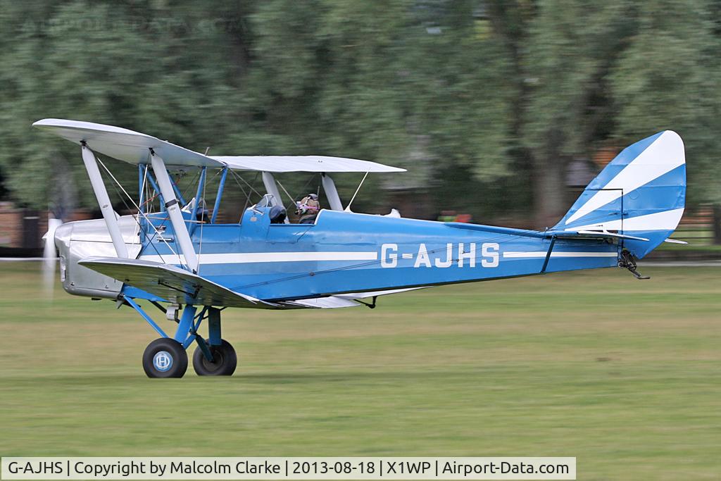 G-AJHS, 1941 De Havilland DH-82A Tiger Moth II C/N 82121, De havilland DH-82A Tiger Moth II at The De Havilland Moth Club's 28th International Moth Rally at Woburn Abbey. August 2013.