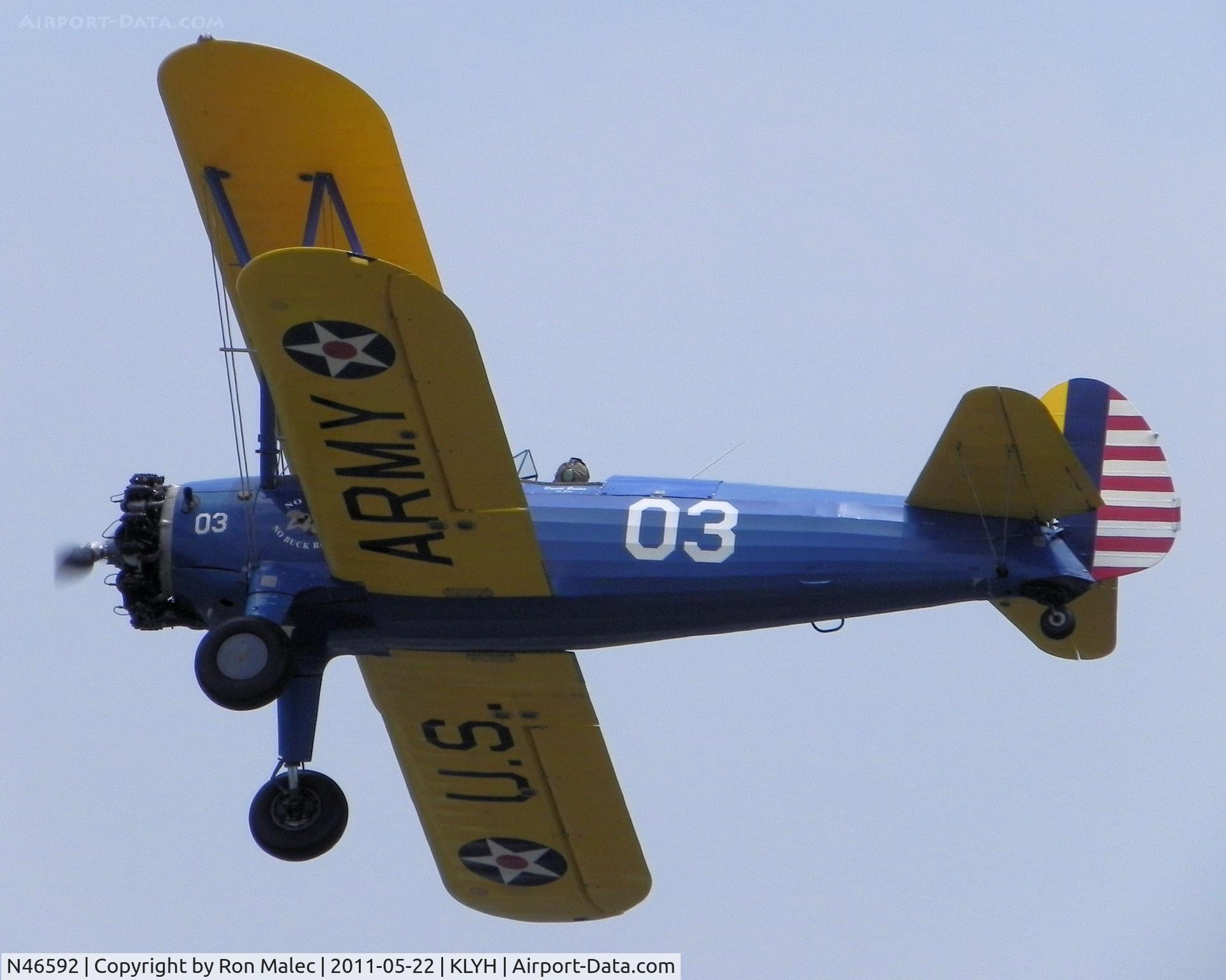 N46592, 1941 Boeing A75N1(PT17) C/N 75-2759, Lynchburg Regional Airshow 2011