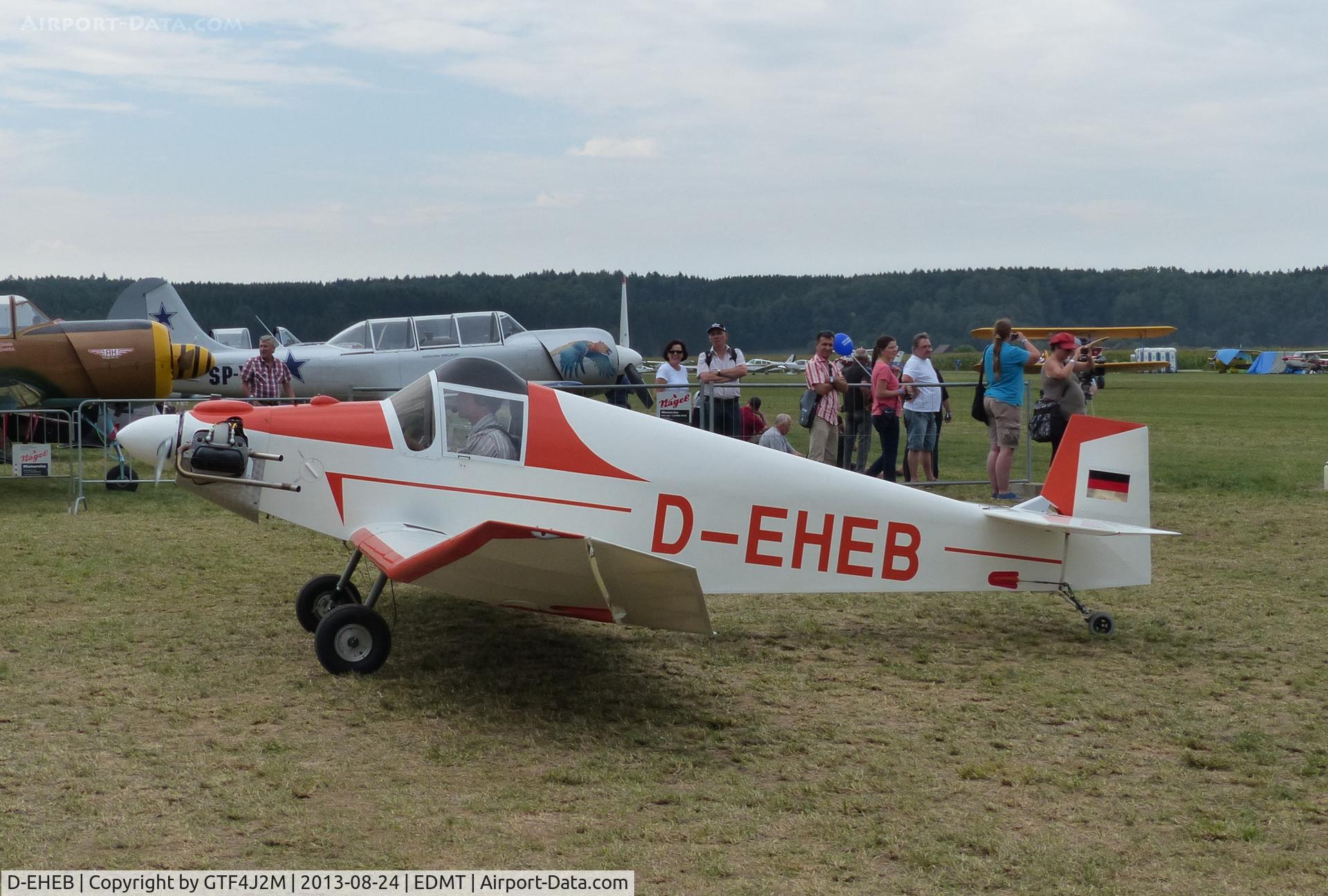 D-EHEB, Jodel D92 C/N AB18, D-EHEB  at Tannheim 24.8.13