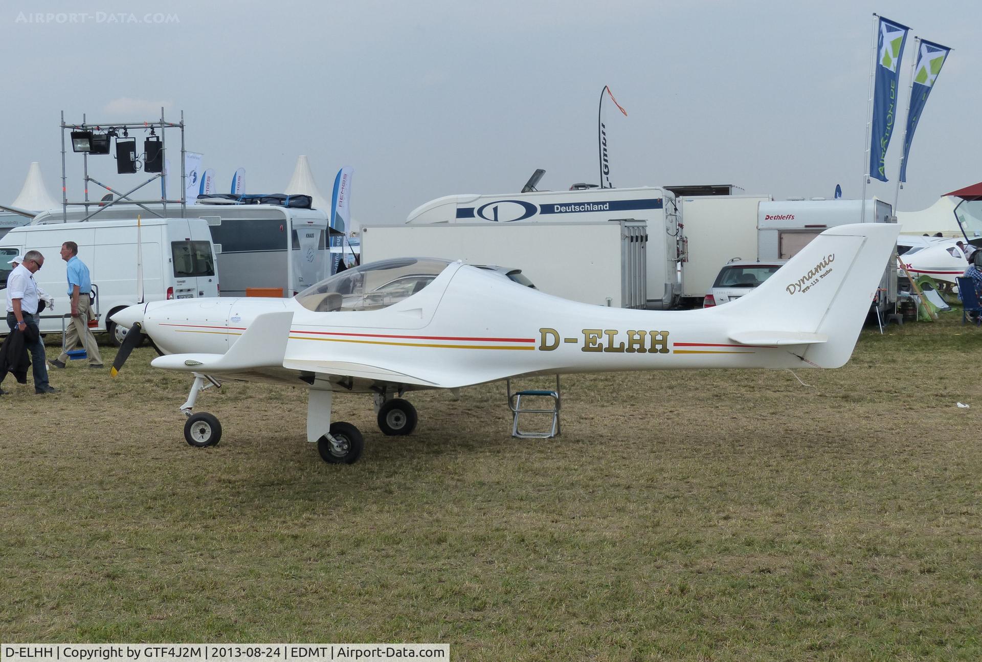 D-ELHH, 2012 Aerospool WT-9 Dynamic C/N DY429/2012, D-ELHH  at Tannheim 24.8.13