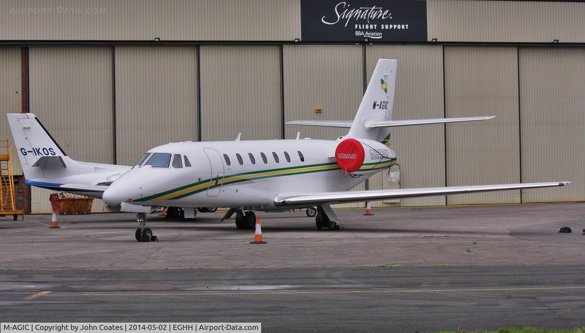 M-AGIC, 2007 Cessna 680 Citation Sovereign C/N 680-0138, At CSE