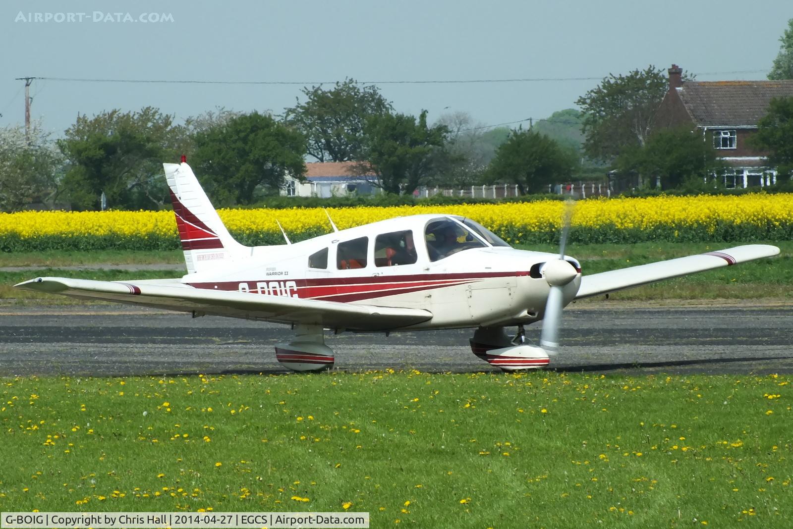 G-BOIG, 1985 Piper PA-28-161 Cherokee Warrior II C/N 28-8516027, The Flight Centre 2010 Ltd