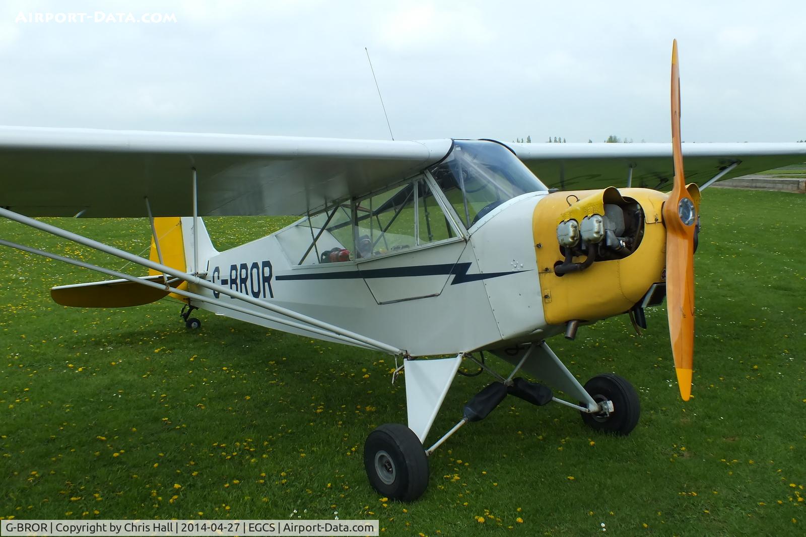 G-BROR, 1943 Piper L-4H Grasshopper (J3C-65D) C/N 10885, White Hart Flying Group